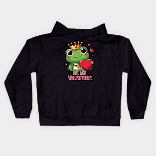 Frog Prince 18 Kids Hoodie